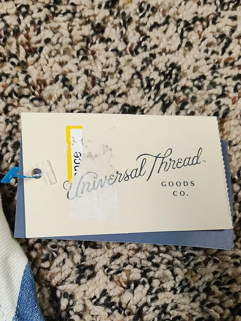 Universal Thread | Striped Blue and White Denim Women's Skirt
